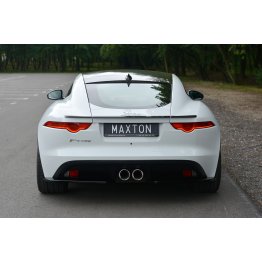 Накладка сплиттер на спойлер багажника на Jaguar F-Type